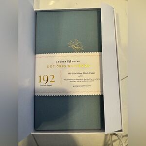 Archer & Olive Dot Grid Notebook in Blue#21